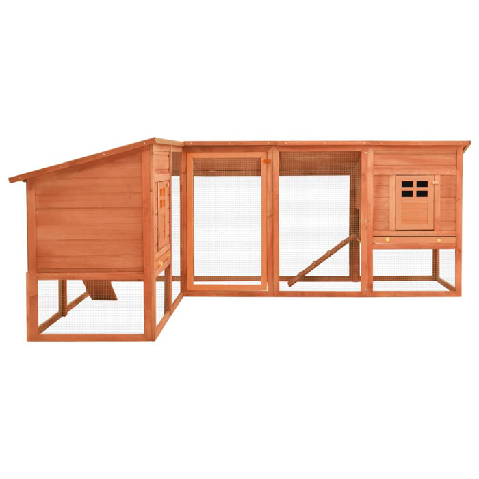 Tucker Murphy Pet™ Caleidih Weather Resistant Rabbit Hutch with Ramp